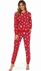Dámské pyžamo 163/335 Cornette Gnomes 3 - vánoční motiv
